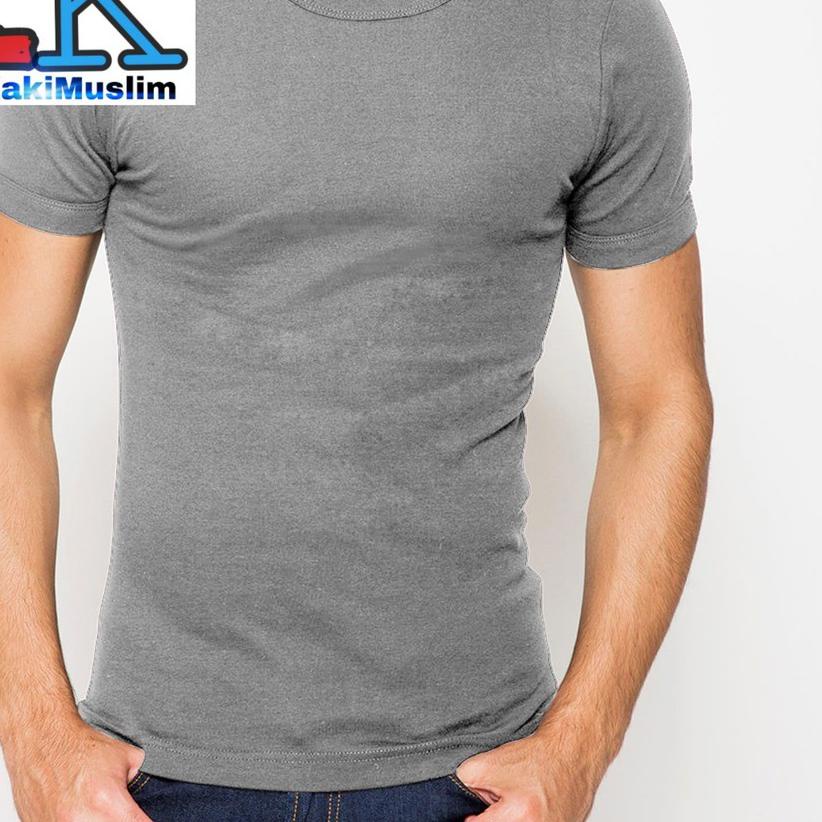 ۝ [KaosKakiMuslim] OBLONG RIDER ABU ABU | kaos oblong pria | Kaos rider abu abu | kaos polos ☄