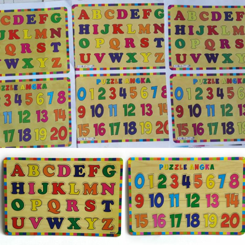 puzzle huruf angka hijaiyyah