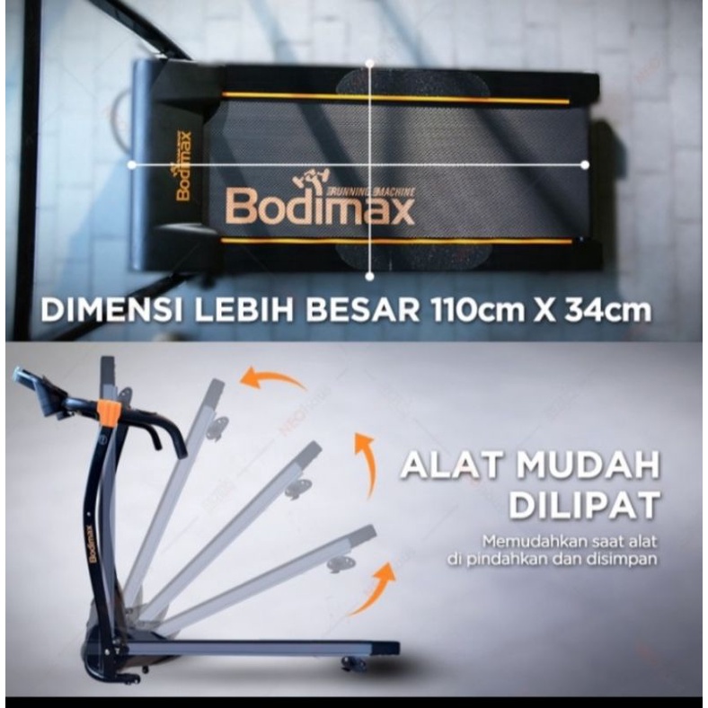 Bodimax Running Machine New Model Premium
