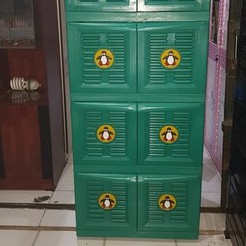 Lemari Plastik Lemari Pakaian JUMBO SUSUN 3