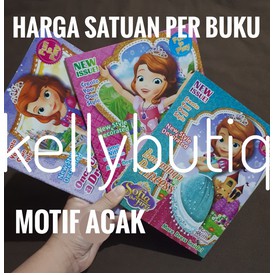 Mainan Jadul Anak Boneka Kertas Orang-Orangan Karakter Putri Sofia