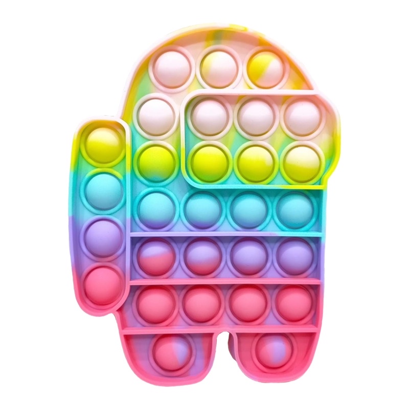 NEW POP IT/pop it fidget/viral/tiktok/mainan murah/mainan hits-AmongUs Pastel