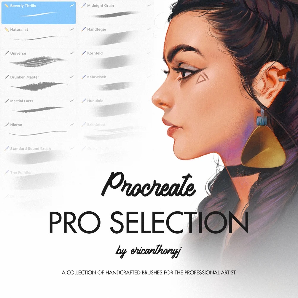 Procreate Brush - Pro Selection Procreate Brushes