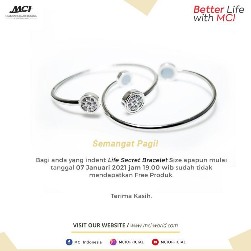 gelang MCI /gelang kesehatan distributor resmi Mci