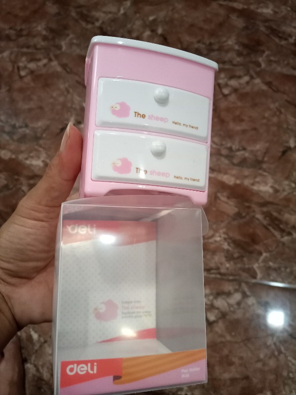 Deli Pen Holder / Pen Stand / Desk Organizer / Tempat Bolpen No. 9136