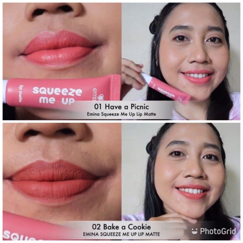 Emina Squeeze Me Up Mascara | Browcara | Lip Glass | Lip Matte | Concealer