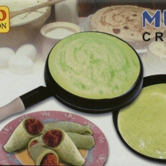 Bistro Crepes Maker Pembuat Kulit Risoles Telur Dadar Risol Martabak Gulung Teflon Anti Lengket 20cm Shopee Indonesia