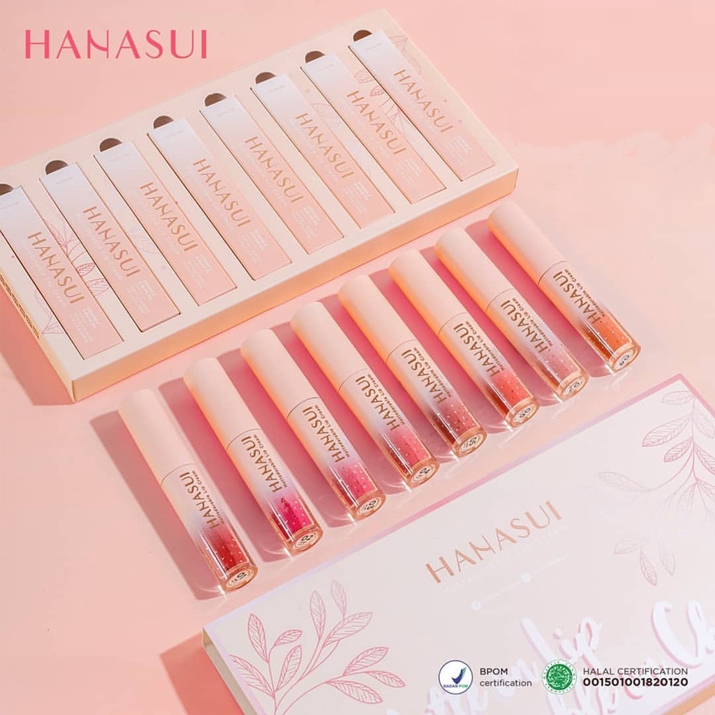 Monsoon - D8066 HANASUI MATTEDORABLE LIPCREAM/ hanasui mattedorable lipcream boba edition