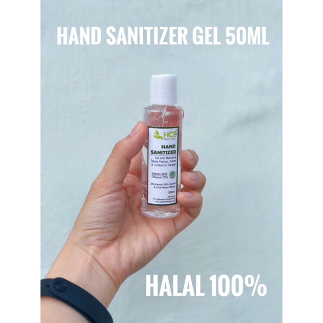 HC9 Blue Ocean hand Sanitizer 50 ml Hand Sanitizer HC9 Blue Ocean Anti Bakteri dan Anti Virus Gel