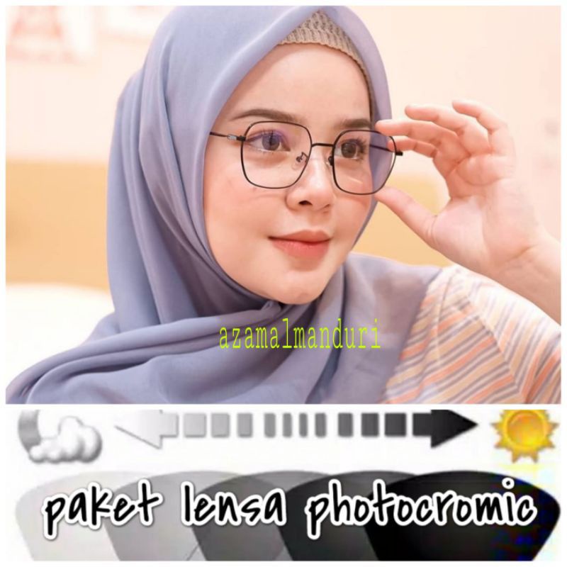 kacamata photocromic 1318 model korea