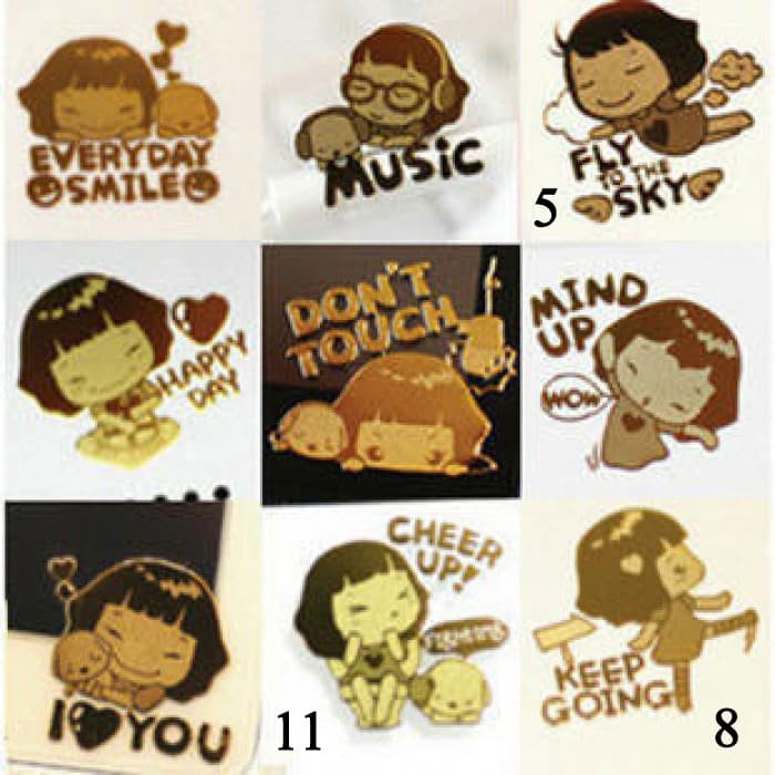 Sticker Anti Radiasi Korea Gold 24K / Stiker Anti Radiasi Hp Murah
