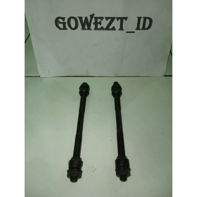 As Depan Sepeda Drat Kecil / Front Hub Spindles 5/16&quot; ATLANTIS