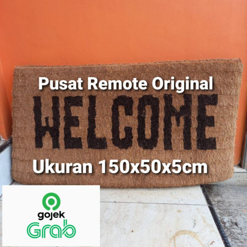 KESET WELCOME 150cm KESED SERABUT KELAPA HALUS 150x50 TEBAL 5cm