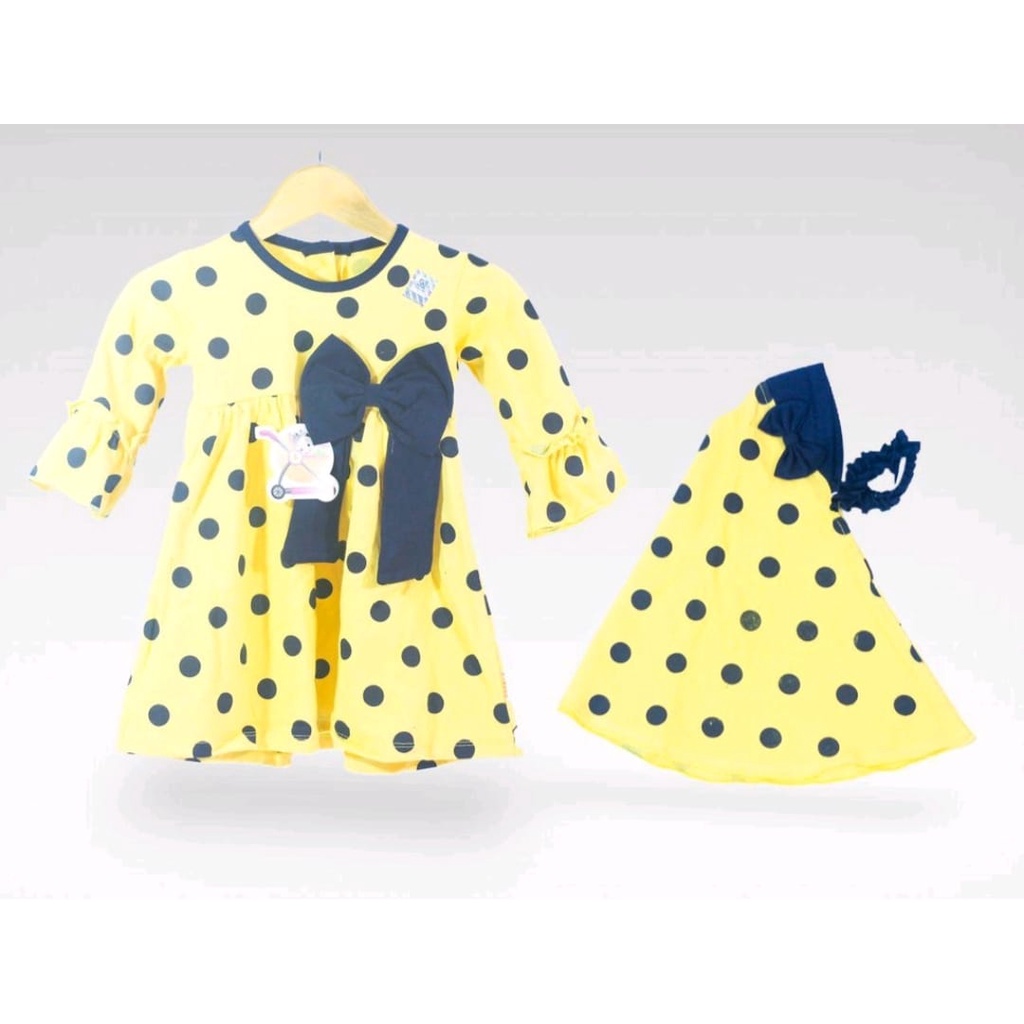Baju Anak Gamis terbaru Baju gamis bayi perempuan Setelan baju muslim anak perempuan untuk umur 3-15 bulan