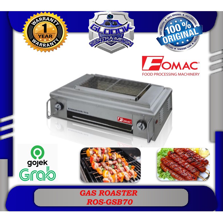 Kompor Pemanggang Panggang Sate Sate ROS-GSB70 FOMAC