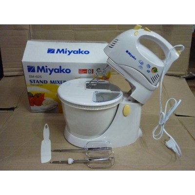 Mixer Mangkok Stand Mixer Miyako SM 625 Pencampur Pengaduk Adonan Mixer Duduk