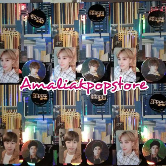 NCT127 - We Are Superhuman (jungwoo, Poster Taeyong, PC Jungwoo, Circle card Taeyong) official