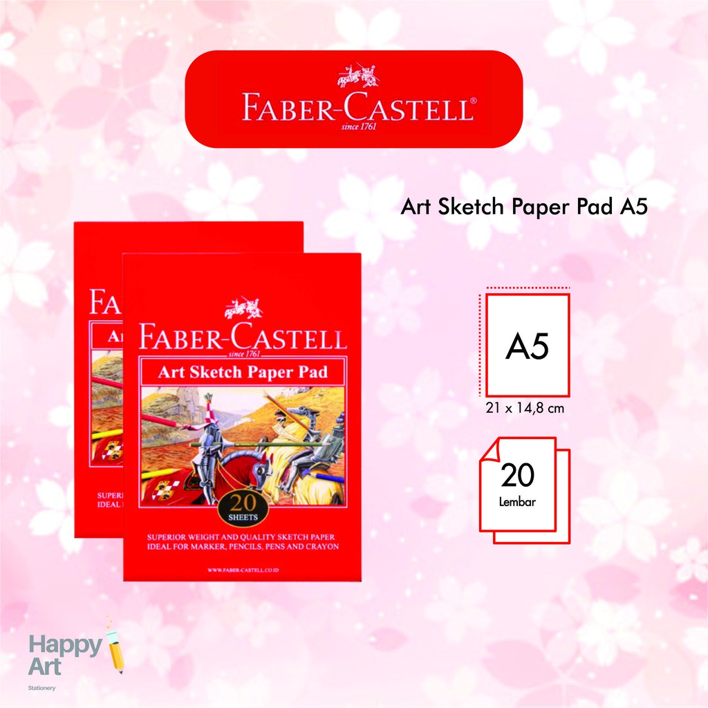 

Art Sketch Paper Pad A5 Faber-Castell