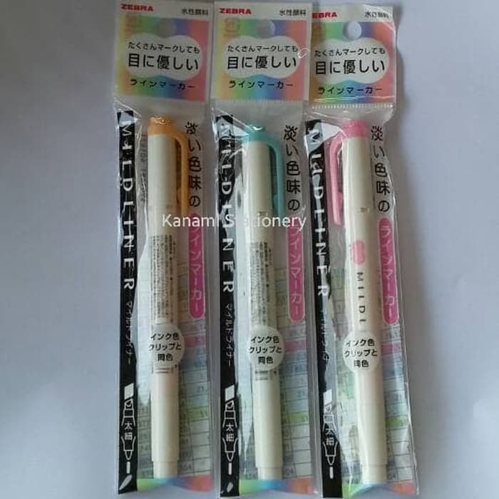 

Highlighter - Stabilo Pulpen - Stabilo Warna Warni Highlighter Mildliner Stabilo Zebra - Satuan