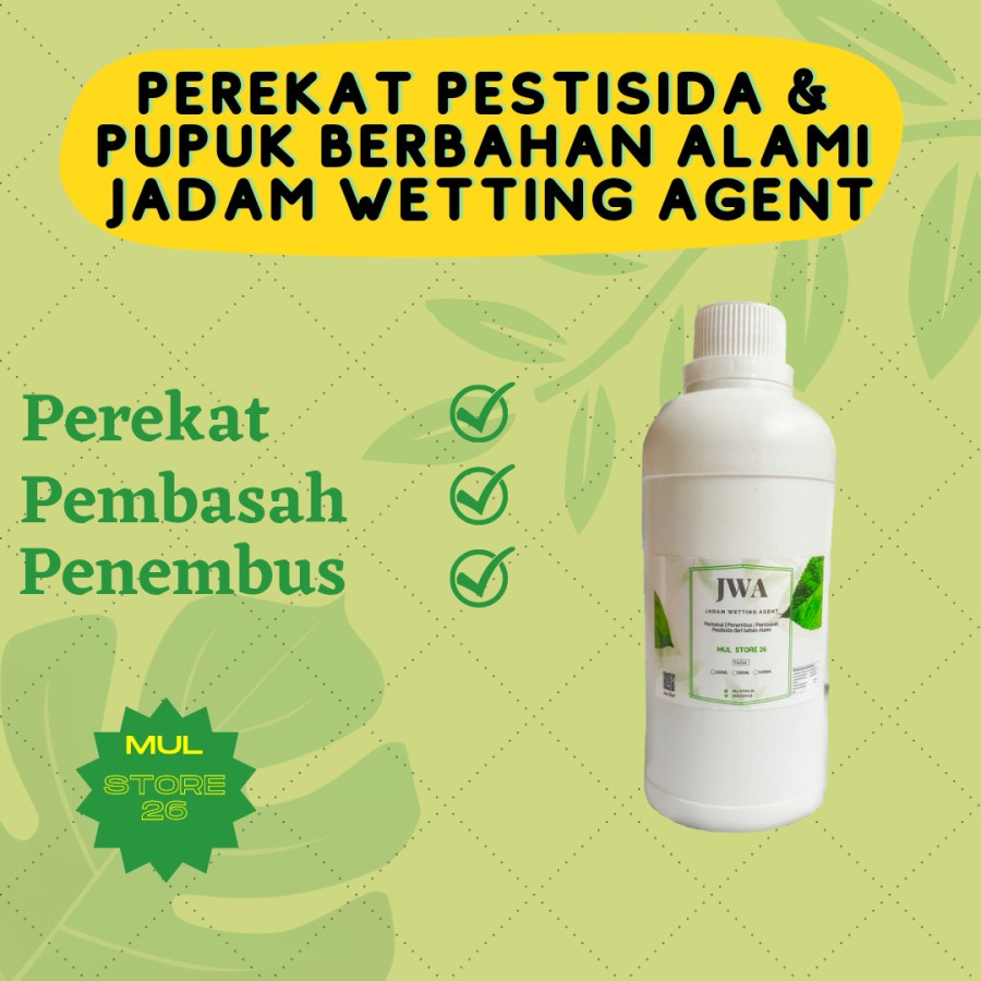JWA / Jadam Wetting Agent / Perekat Pestisida Organik Alami 1 Liter
