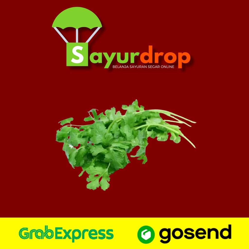 

Daun Ketumbar 100 Gram - Segar Higienis Murah Cepat - Instant/Same Day Delivery (Sayurdrop)