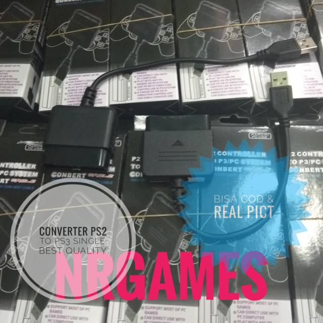 CONVERTER 1 SLOT CONVERTER STIK PS2 TO PS3 SINGLE