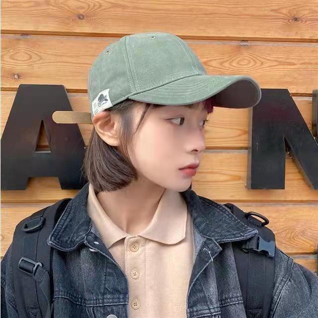 topi korean style Topi baseball Warna solid Gaya Korea Untuk topi pria original EST.1973 topi wanita fashion