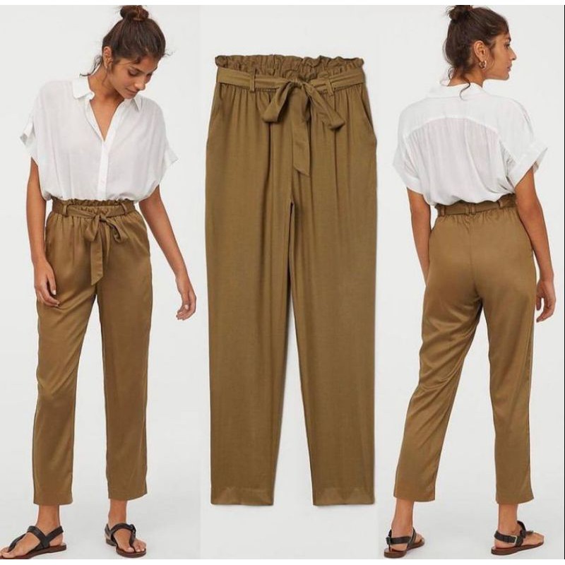 

H&M PAPERBAG PANTS