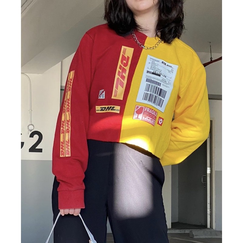 REWORK DHL crewneck vintage streetwear