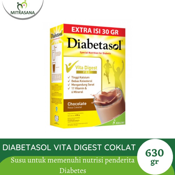 Diabetasol Vita Digest Coklat 630gr