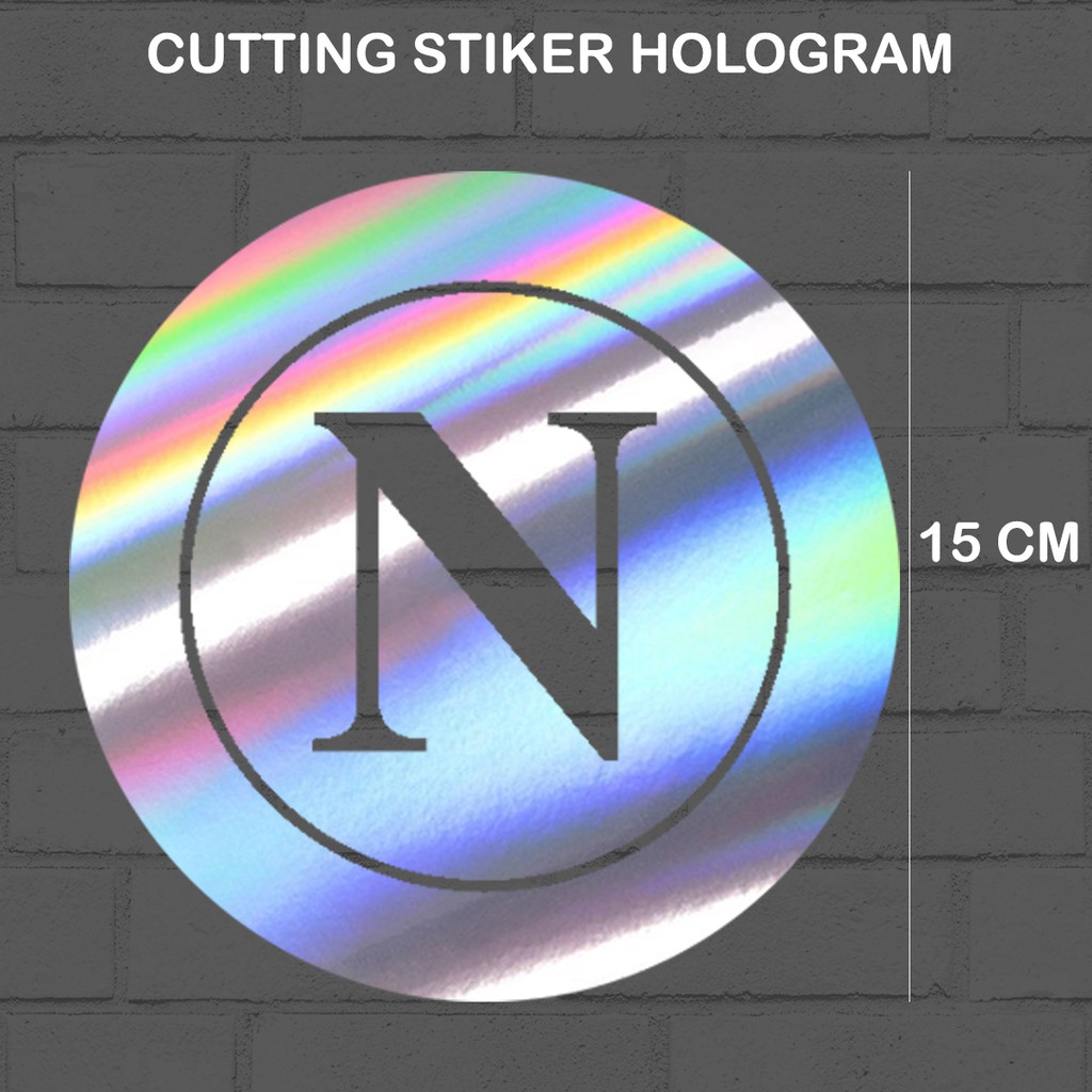 

Cutting Stiker Hologram Logo Napoli