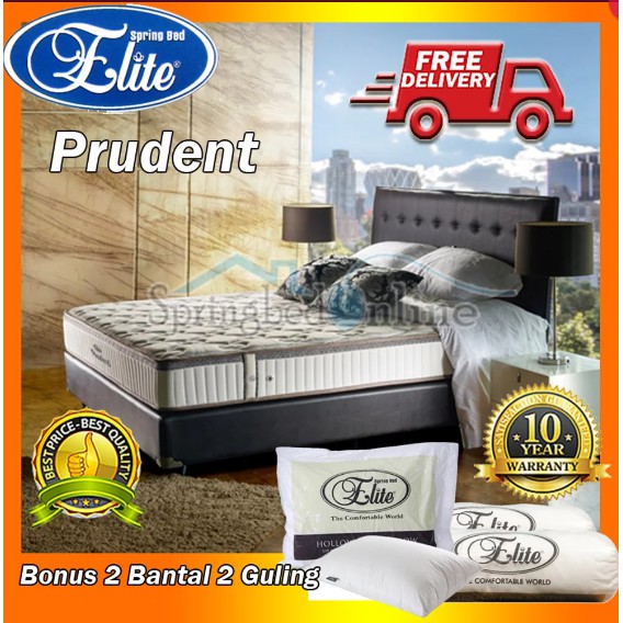 Elite Kasur Springbed Prudent - Full Set Sandaran Clover - 160x200 Harga Pabrik