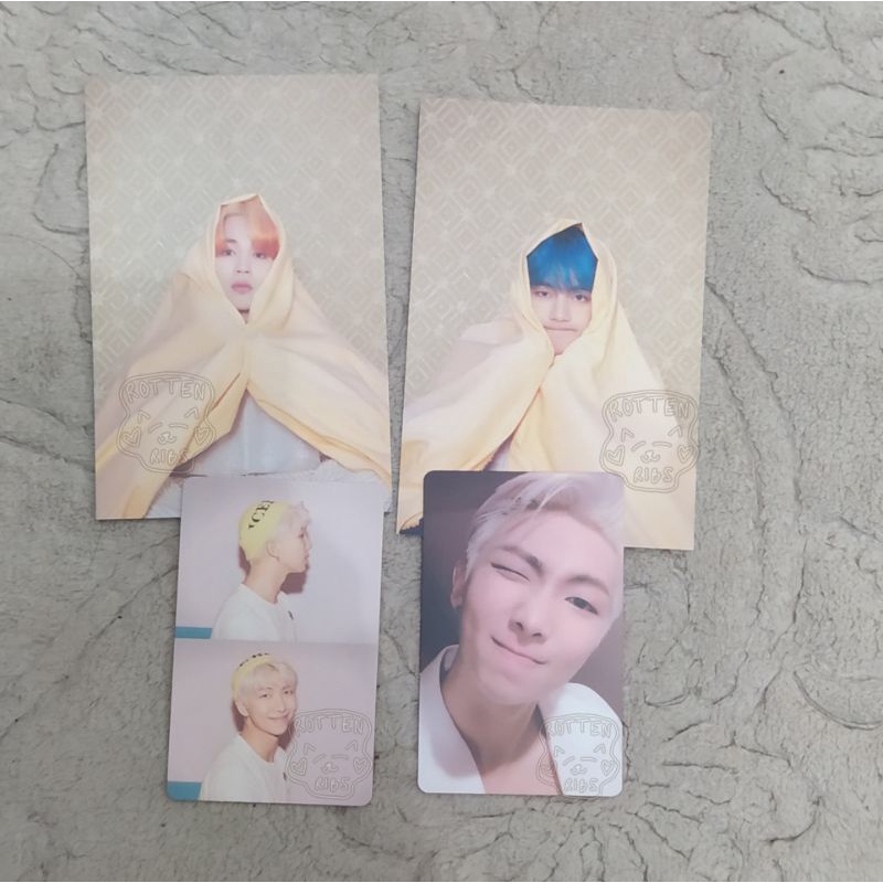 Jimin Taehyung Namjoon MOTS Persona BTS OFFICIAL (pc, photocard, postcard)