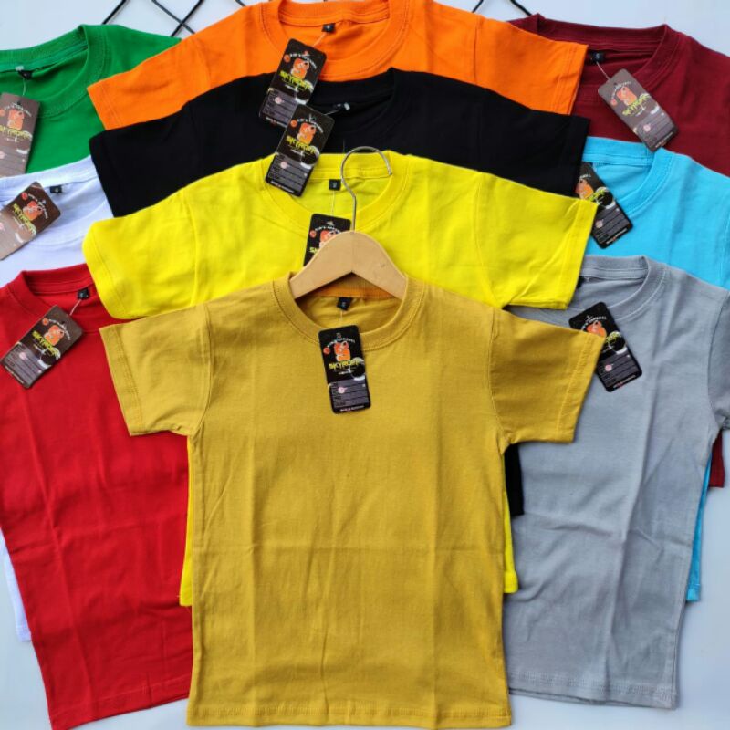 Kaos Polos / Kaos Anak Polos / Kaos Terlaris