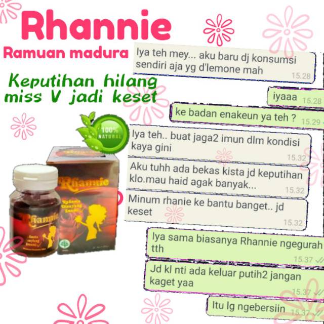 

RHANNIE...Ramuan madura..