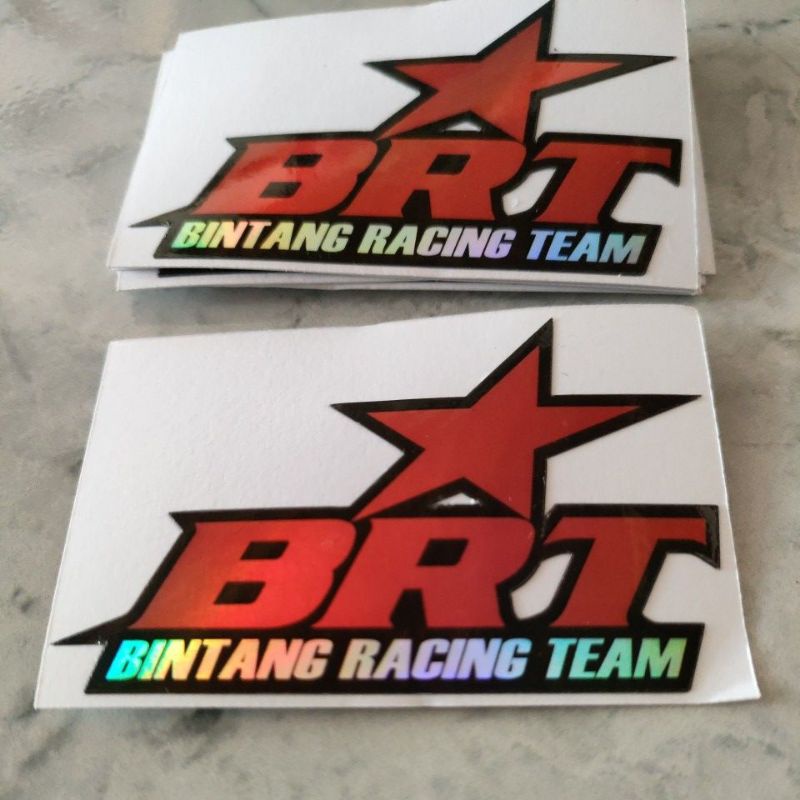STICKER BRT BINTANG RACING TEAM HOLOGRAM