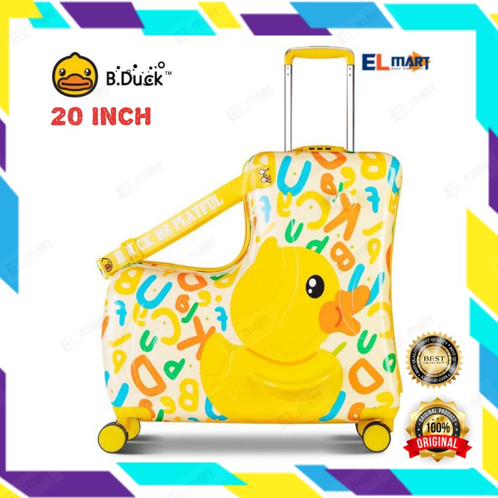 Koper anak ride on BDUCK koper 20 inch medium original