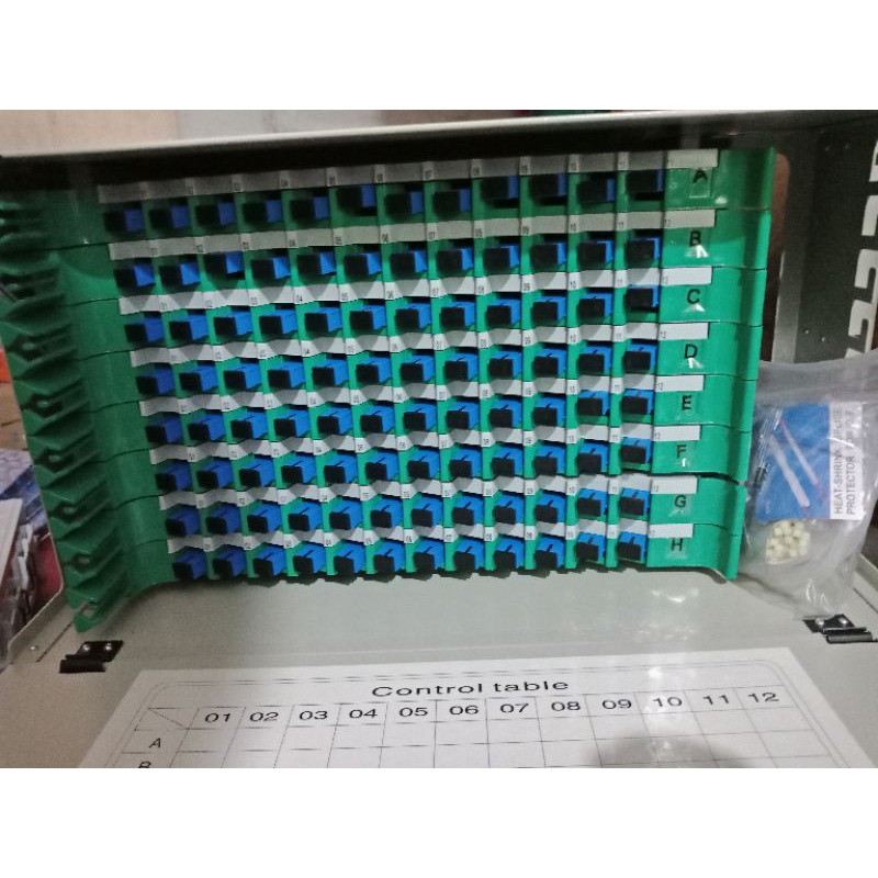 Otb - Optical Termination Box 96 core ficomm lengkap pigtail sc-upc