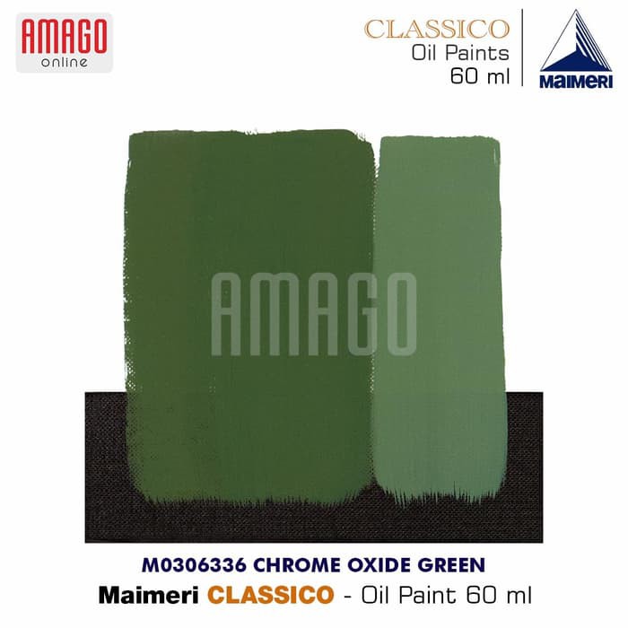 MAIMERI CLASSICO - OIL PAINT - CHROME OXIDE GREEN - 60ML - M0306336