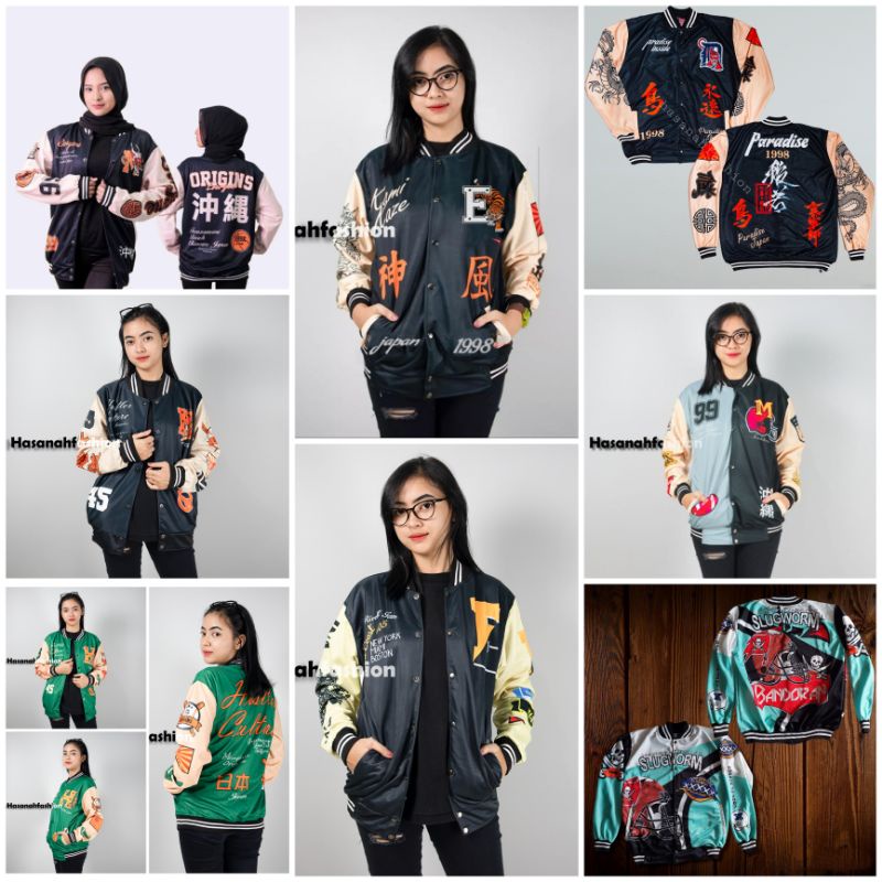 JAKET VARSITY/JAKET VARSITY RENDOM/JAKET VARSITY MURAH