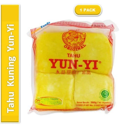 

Tahu YunYi Original Fresh - Kuning | Isi 4 Pcs [ Harga Per BKS ]