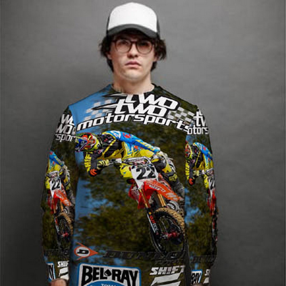 Casual Jaket Sweatshirt Motocross Jersey Chad Reed Racing Trail MX USA SKU-7434107620695 Sweat Shirt