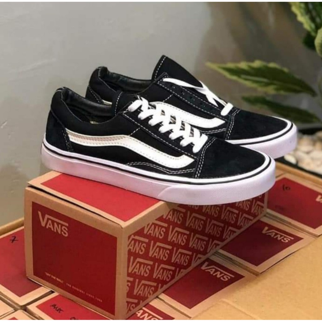 (BISA COD)SEPATU VANS OLD SKOOL PREMIUM IMPORT SNEAKERS OLDSCHOOL - SEPATU SEKOLAH - SEPATU PRIA - SEPATU WANITA - SEPATU IMPORT LENGKAP BOX