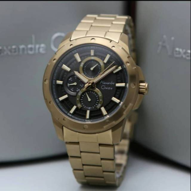 Jam Tangan Pria Alexandre christie Ac 6538 Original