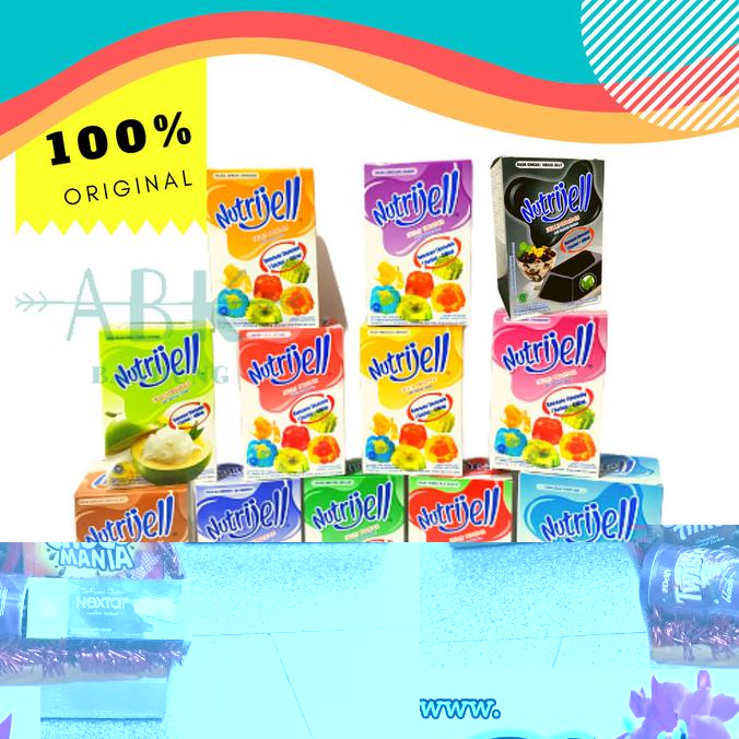 

Nutrijell / Nutrijel ukuran Ekonomis 10 gr ( 1 box) isi 12 sachet HEMAT Kode 58