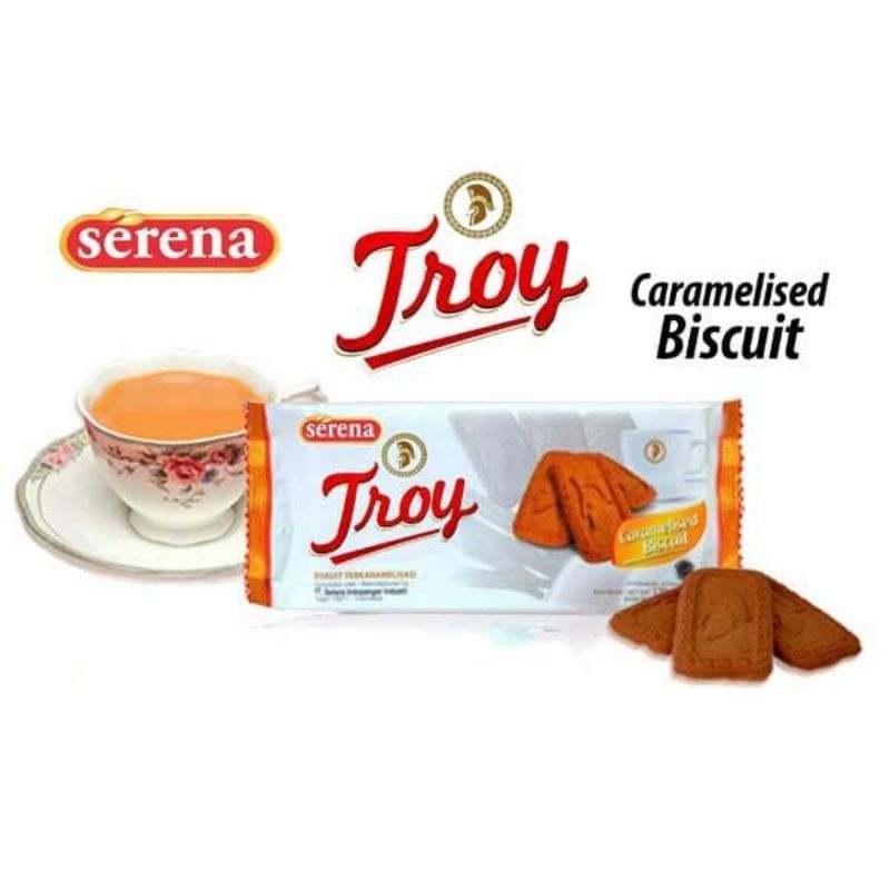 Serena Troy biscuit caramel 130 gram