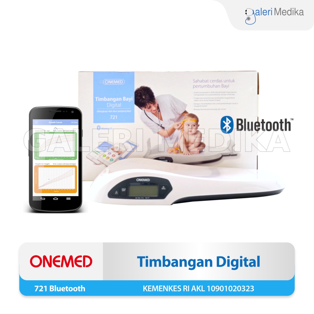 Timbangan Digital Bayi dengan Bluetooth Onemed 721