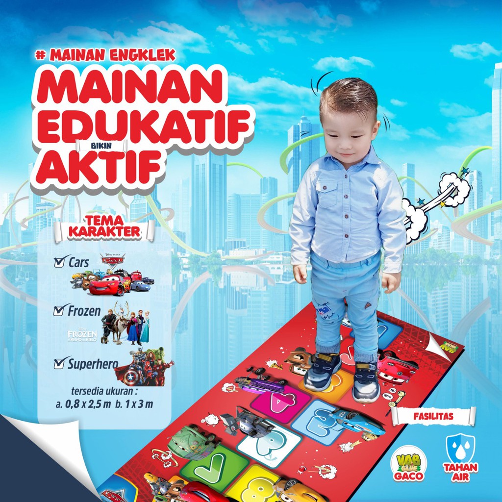 VOB Game Permainan Engklek Modern Ukuran Jumbo