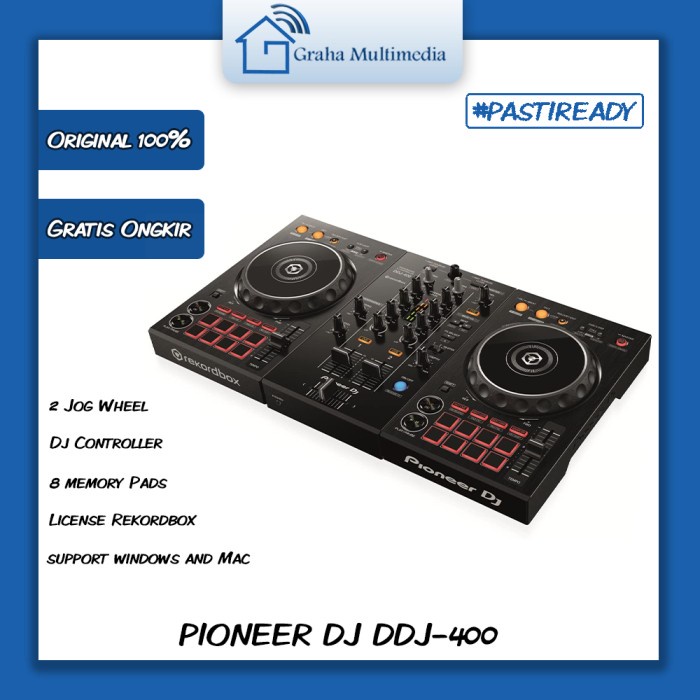 {suhadistore} DJ Controller Pioneer DDJ-400 DDJ400 DDJ 400 Murah Original Murah