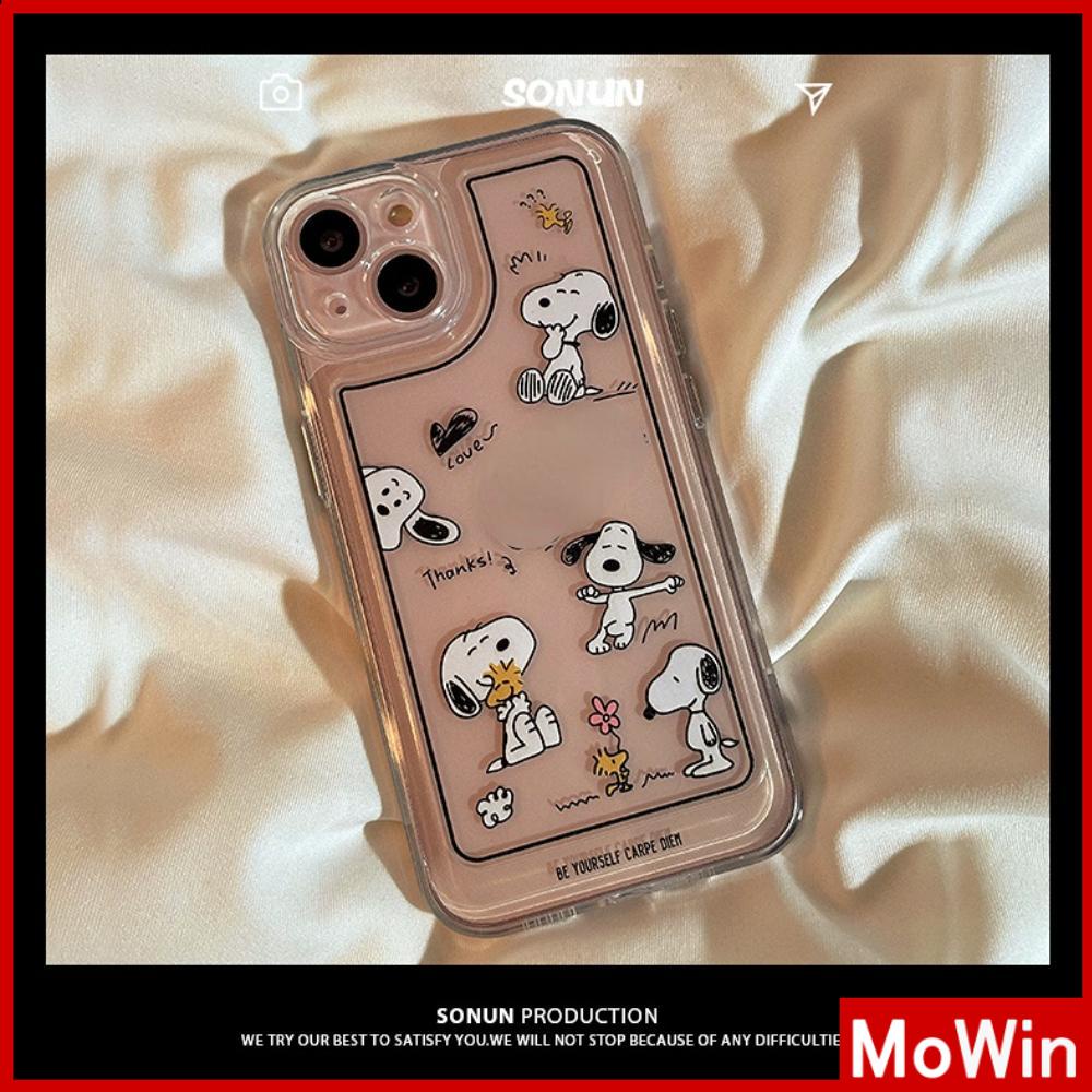 iPhone Case Silicone Soft Case Clear Case Thickened Shockproof Protection Camera Cartoon Cute Compatible For iPhone 11 iPhone 13 Pro Max iPhone 12 Pro Max iPhone 7 Plus iPhone xr